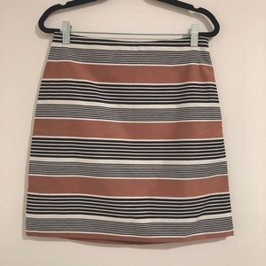 NWT LOFT Striped Skirt